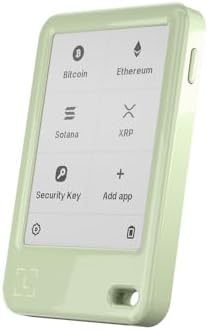Ledger Nano Gen5 seguro cripto billetera con pantalla táctil firman...