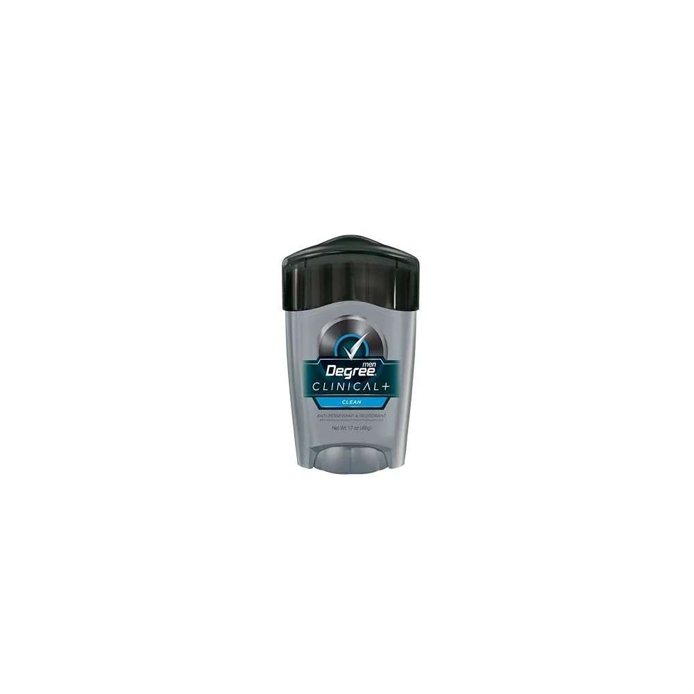 DEGREE Men Clean - Desodorante antitranspirante clínico, 1.7 onzas...