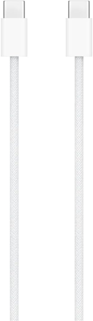 Apple Cable de carga tejido USB-C a USB-C de 60 W (3.3 ft): carga r...