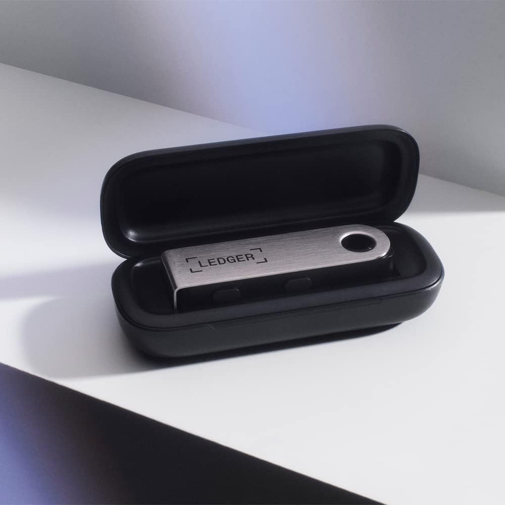Ledger Funda Nano X - Protección compacta de cartera criptográfica...