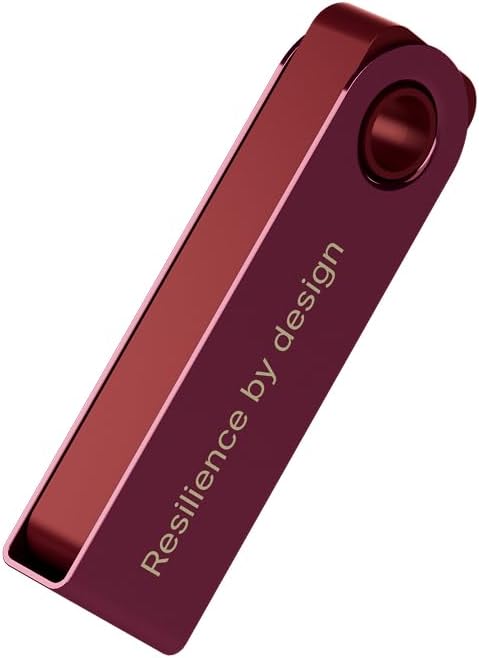Ledger Nano S Plus - Cartera Crypto clásica | Crimson Magenta, comp...