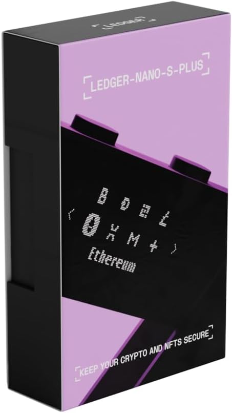 Ledger Nano S Plus - Cartera Crypto clásica | Negro mate, compacto,...