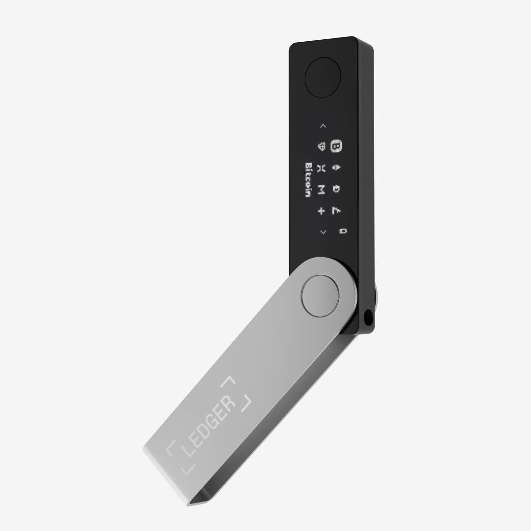 Ledger Nano X - Cartera criptográfica clásica con Bluetooth | Compa...