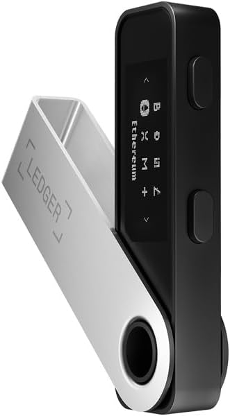 Ledger Nano S Plus - Cartera Crypto clásica | Negro mate, compacto,...