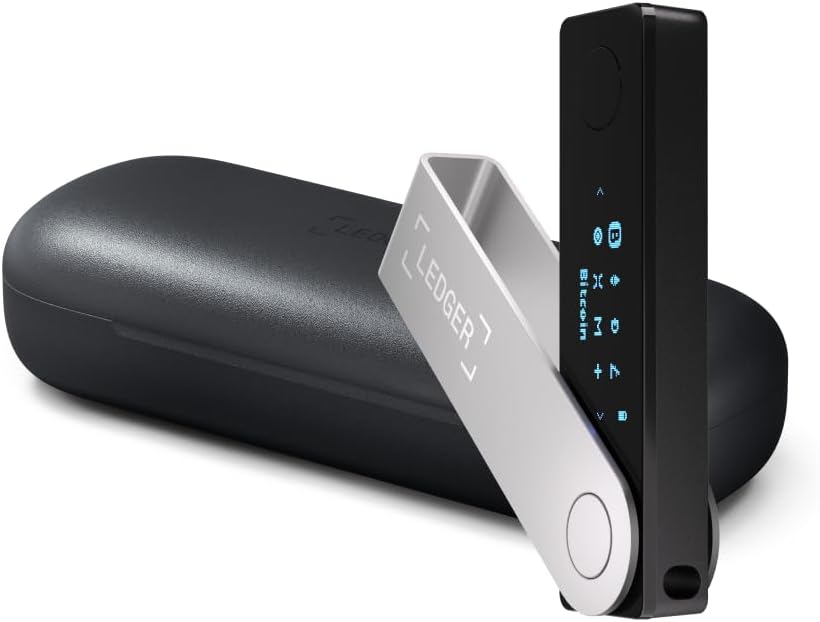 Ledger Cartera Nano X Crypto Hardware (negro ónix) + funda Ledger N...