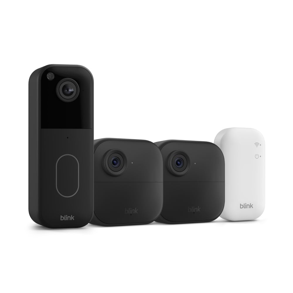 Blink Video Doorbell + Outdoor 4: Cámaras de seguridad inteligentes...