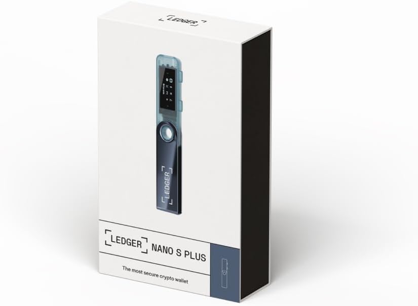 Ledger Nano S Plus - Cartera Crypto clásica | Neptuno, compacto, pa...