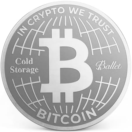 Ballet Bitcoin - Paquete de 5 monedas de almacenamiento en frío, mo...