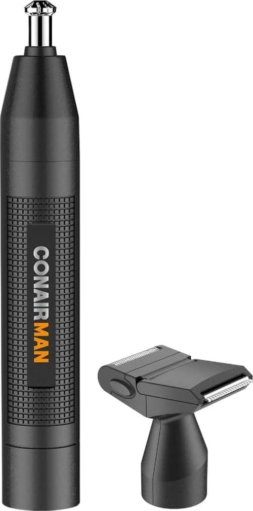 Conair Recortadora de pelo de nariz para hombres, para nariz, oreja...