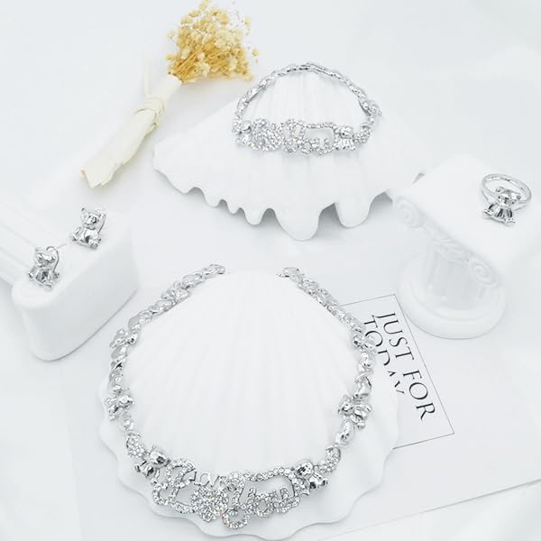 Conjuntos de joyas de oro para mujer, conjuntos de joyas de oro XOX...