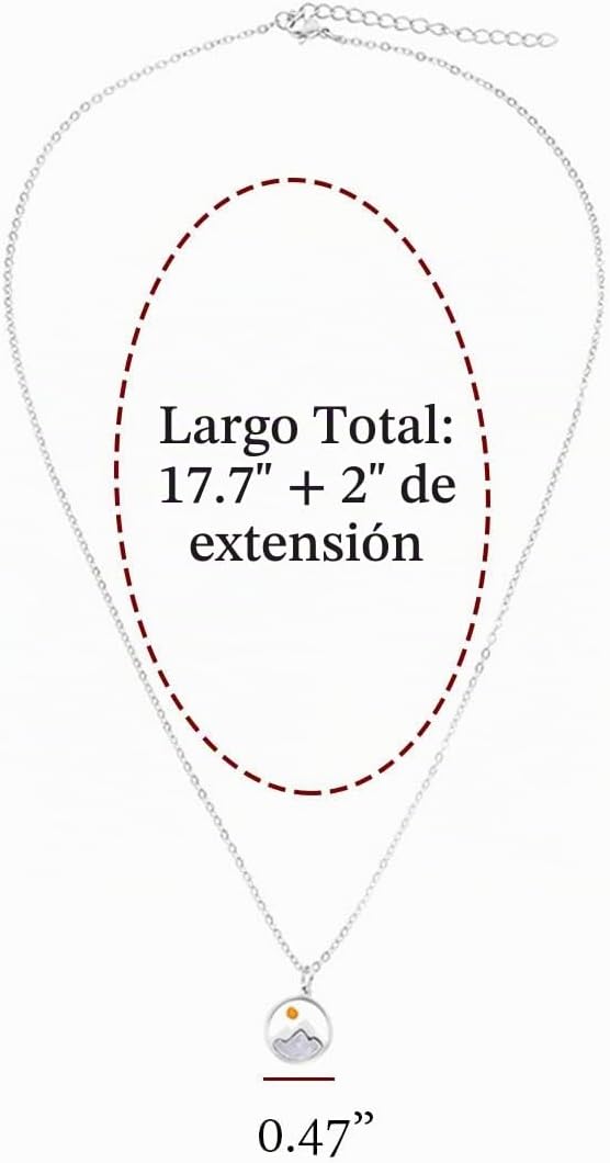 VZBarn Collar Delicado de Acero Inoxidable Chapado en Oro Faith par...