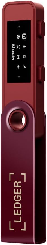 Ledger Nano S Plus - Cartera Crypto clásica | Crimson Magenta, comp...