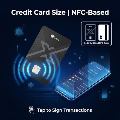 ELLIPAL X Card Crypto Wallet Bundle \u2013 NFC Cold Wallet con fras...