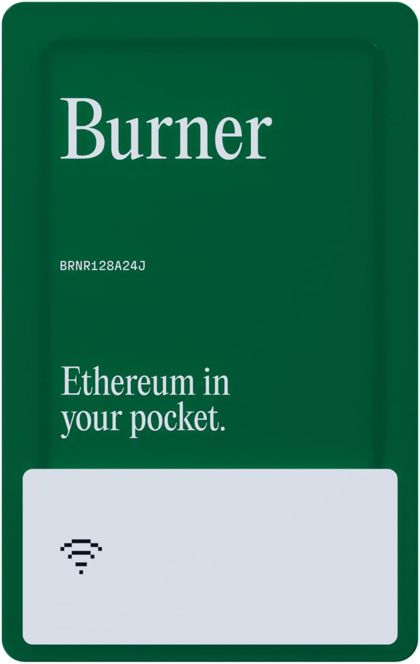 Burner Tarjeta Ethereum \u2013 Cartera ETH recargable física | Sin...