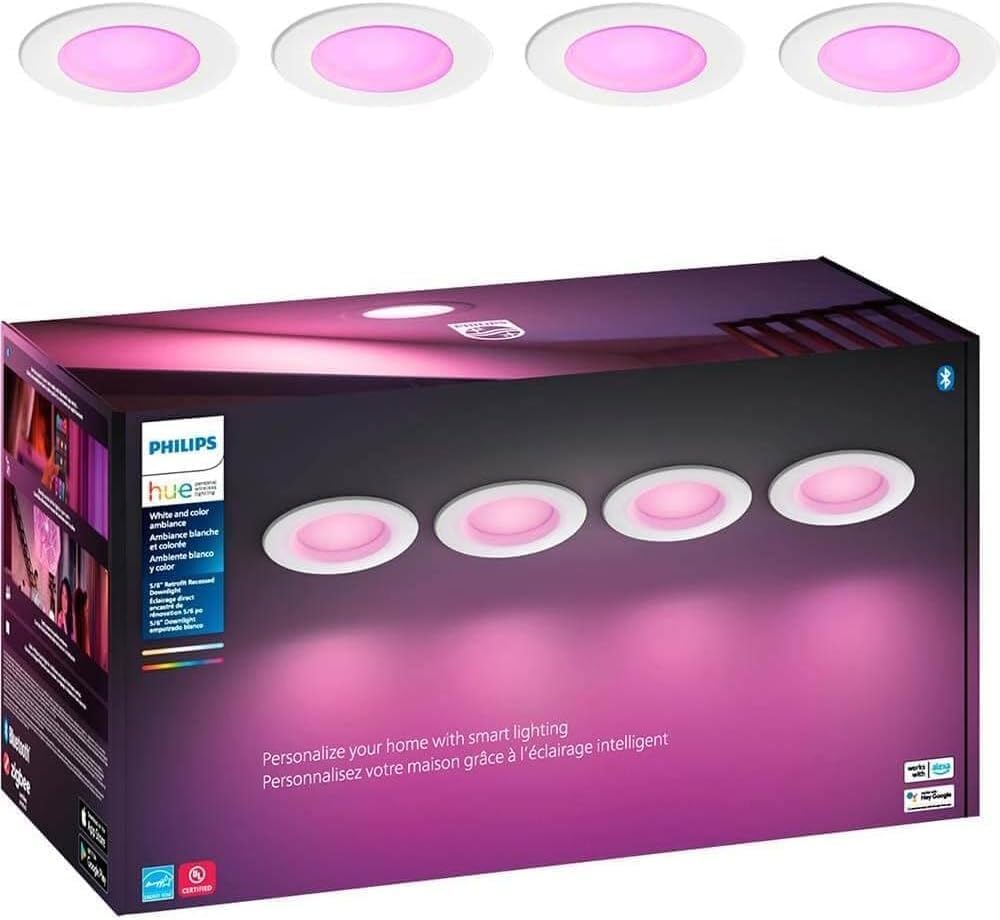 Philips Hue Luz LED Empotrable Inteligente de 5\/6 Pulgadas - Luz d...