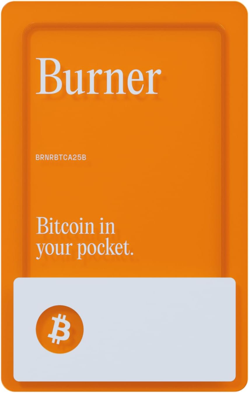 Bitcoin Crypto Wallet - Tarjeta criptográfica recargable física | A...