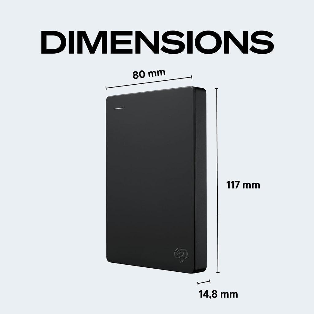 Seagate Disco duro externo portátil de 2 TB HDD \u2014 USB 3.0 para...