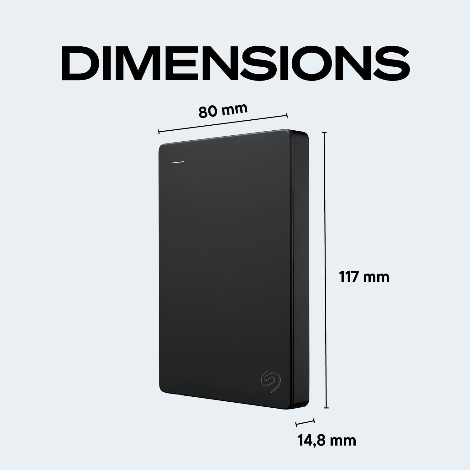 Seagate Disco duro externo portátil de 2 TB HDD \u2014 USB 3.0 para...