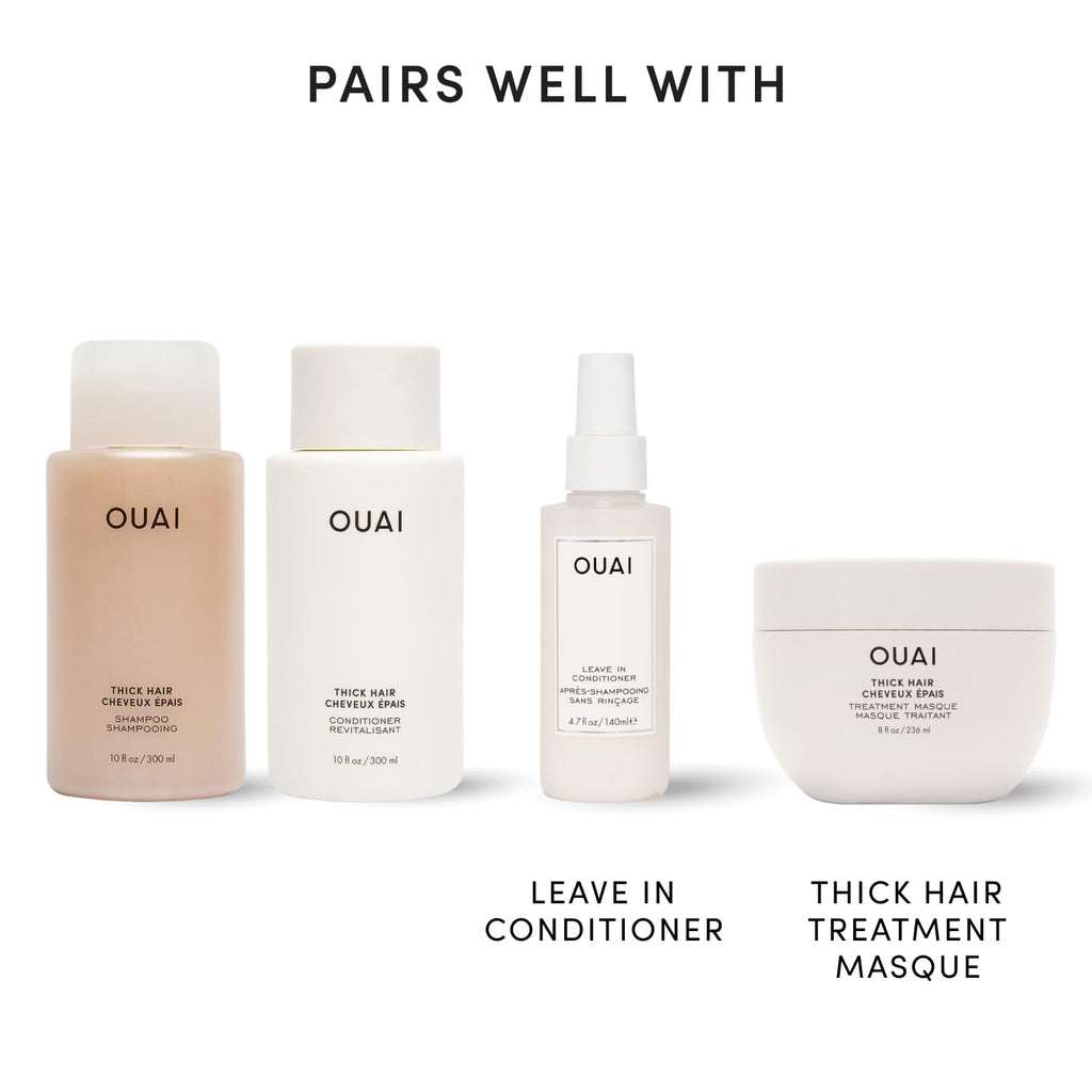 OUAI Juego de champú y acondicionador para cabello grueso, champú y...