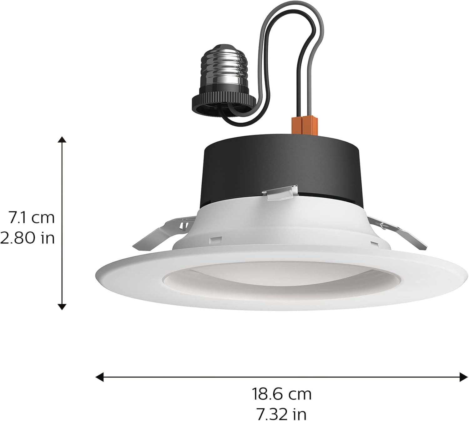 Philips Hue Foco empotrable LED inteligente de 5\/6 pulgadas - Luz...