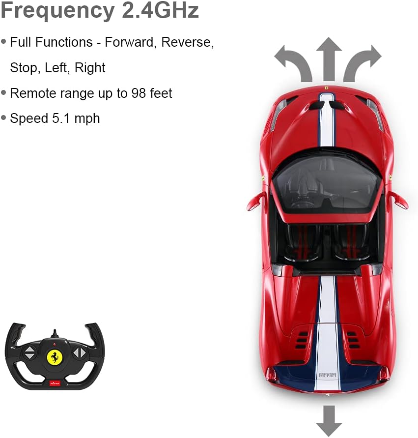 Rastar Coche RC | Radio Auto a control remoto escala 1\/14 Ferrari...