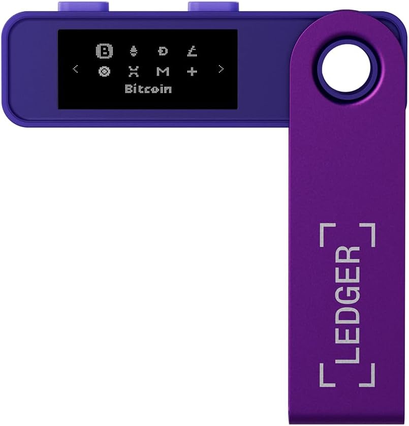 Ledger Nano S Plus - Cartera Crypto clásica | Amatista púrpura, com...