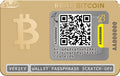 Ballet REAL Bitcoin - Tarjeta de almacenamiento en frío de acero in...