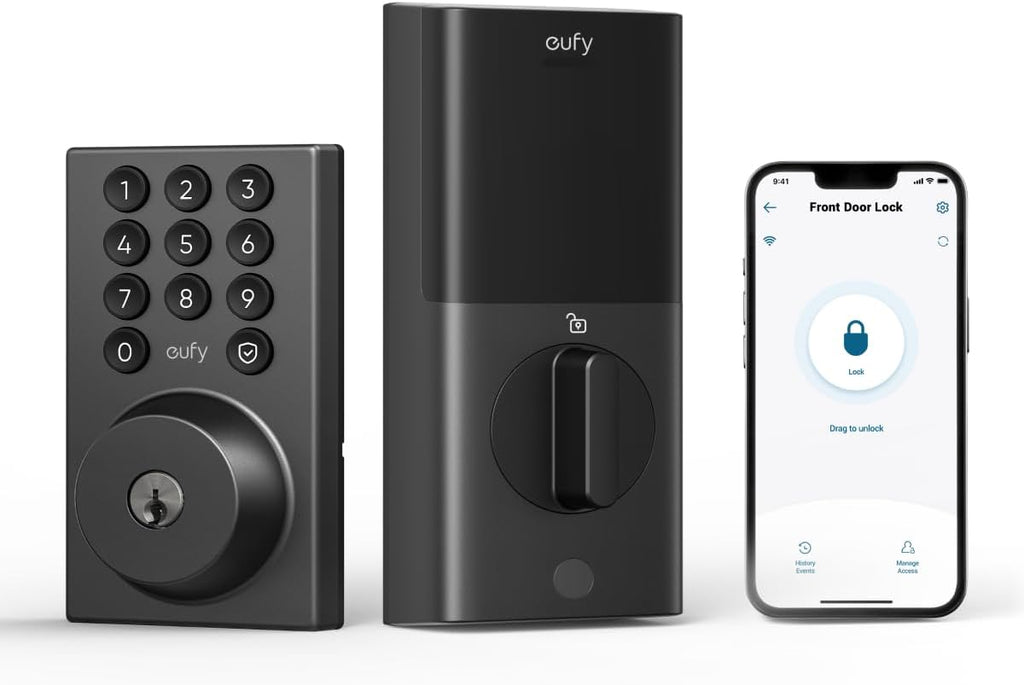 eufy Security Smart Lock C30, Cerradura de puerta de entrada sin ll...
