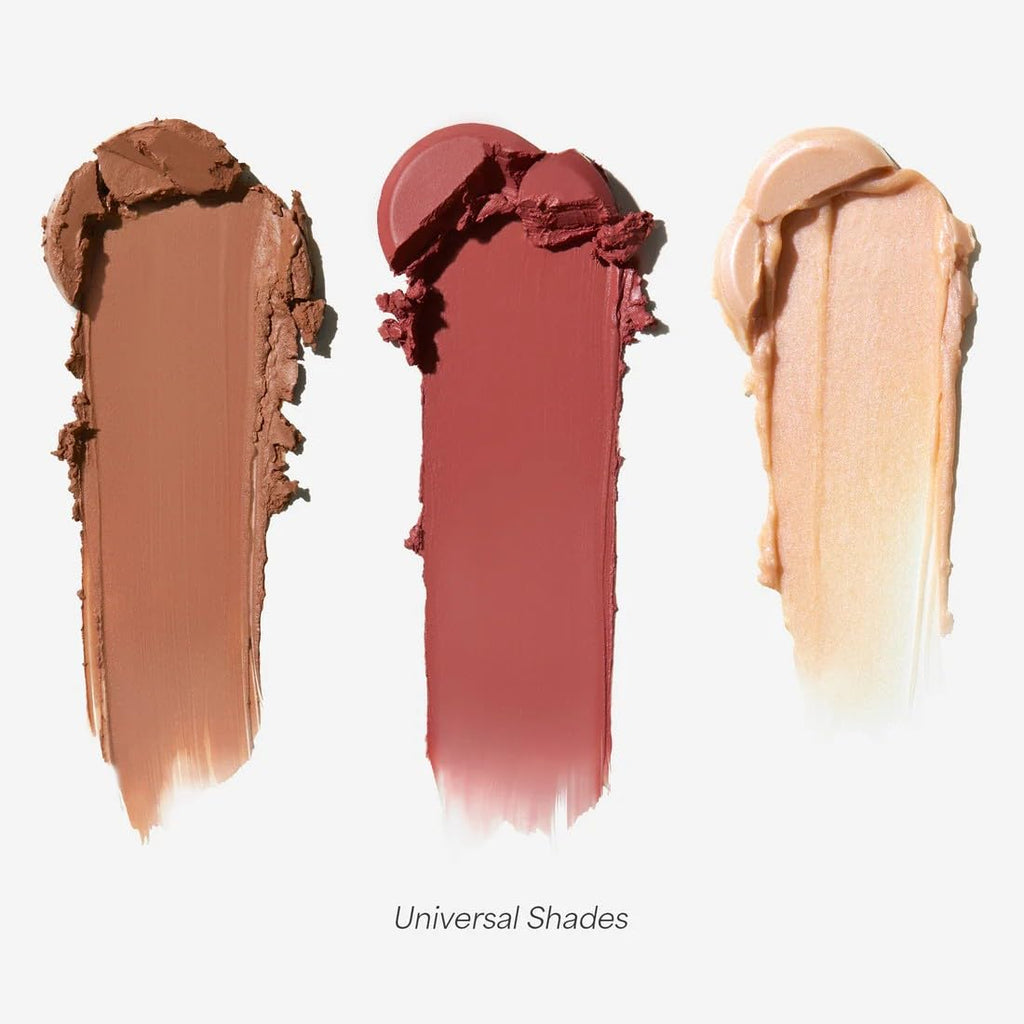 EarthsCure Glow Trio - Juego de 3 piezas: bronceador, rubor e ilumi...