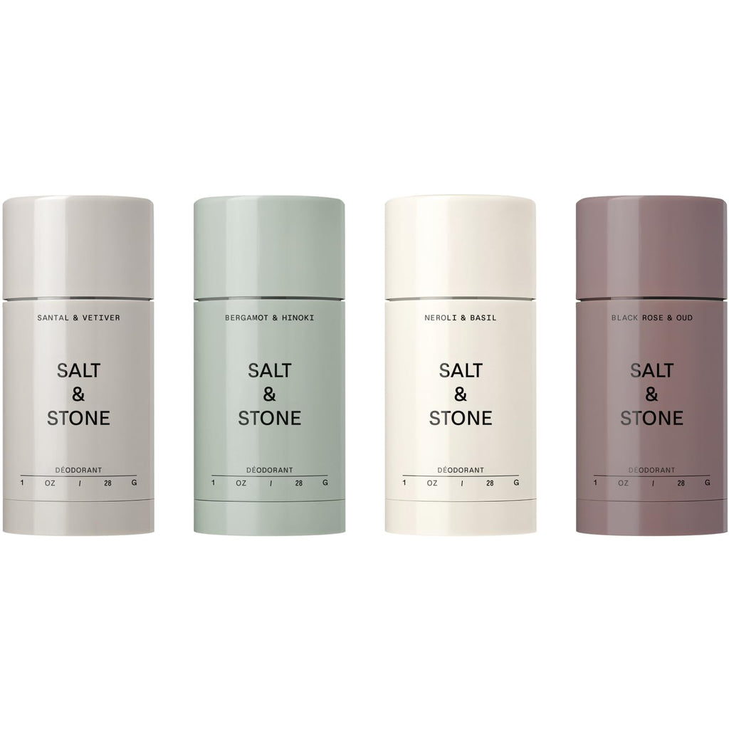 SALT &amp; STONE Desodorante sin aluminio | Protección extra fuerte...