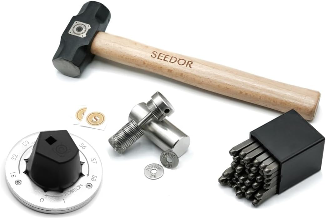 SEEDOR Kit de inicio seguro \u2013 Billetera de acero Bitcoin, copi...