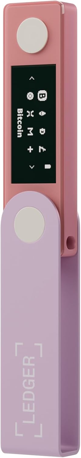 Ledger Nano S Plus - Cartera Crypto clásica | Rosa, compacto, panta...