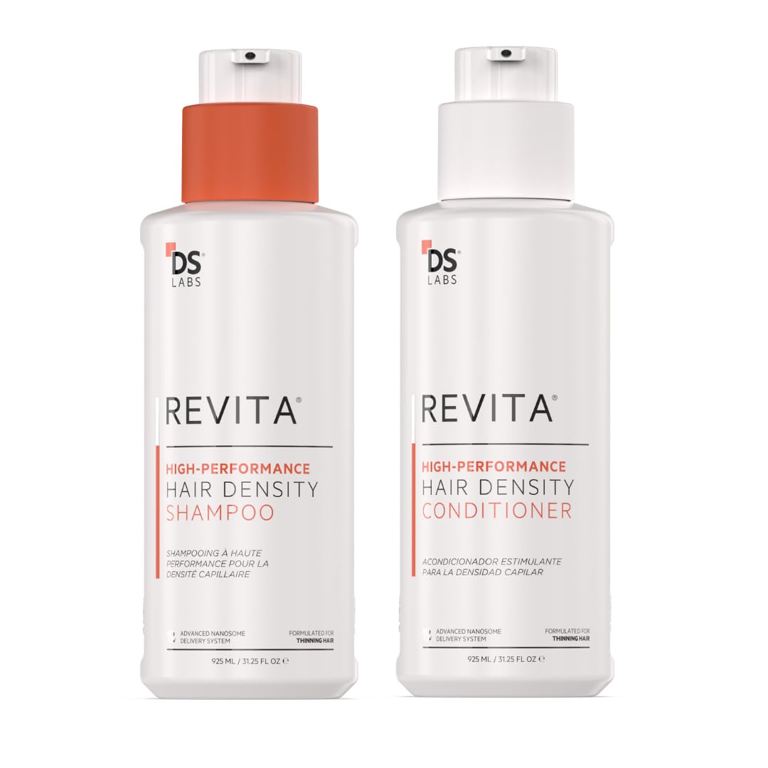 DS Labs Revita Kit de Champú y Acondicionador, 925 mL - Sistema de...