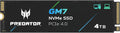 Acer Predator GM7 4TB SSD: M.2 2280 PCIe Gen 4 x4 NVMe 2.0, velocid...