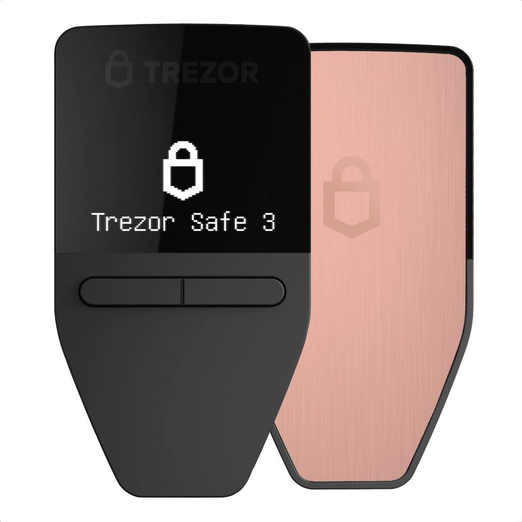 Trezor Safe 3 - Cartera de hardware criptográfico protegido con fra...
