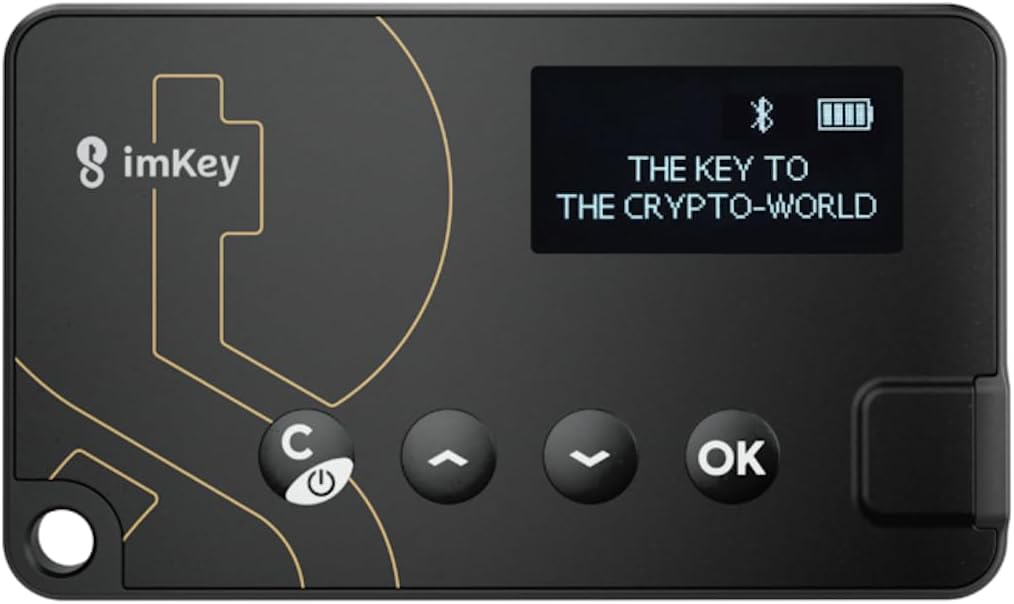 imKey Pro Crypto Hardware Wallet Secure Cold Crypto Wallet con alma...