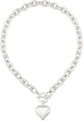 CLASSYZINT Collar con colgante de cabeza de león y moneda de corazó...