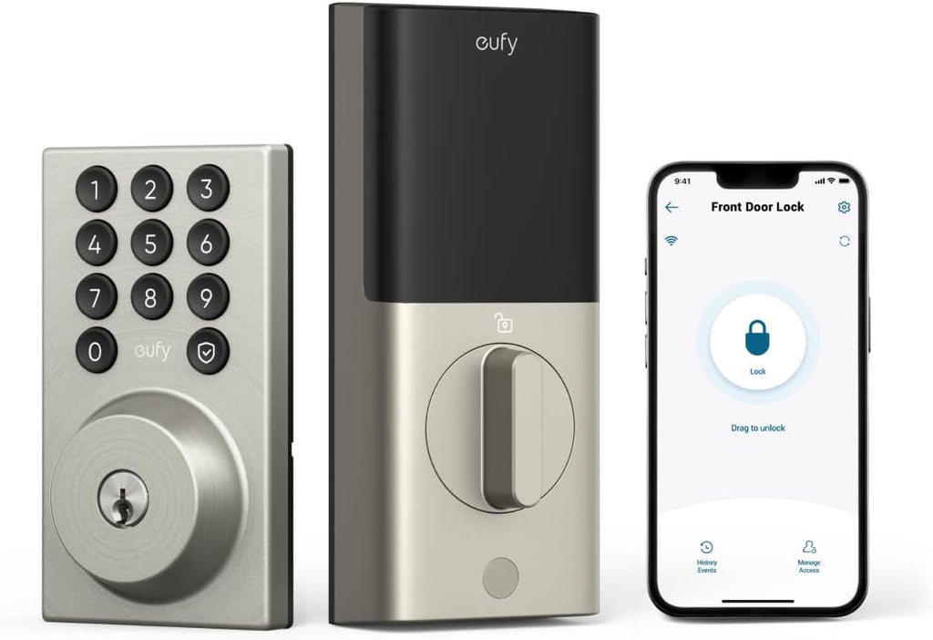eufy Security Smart Lock C30, Cerradura de puerta de entrada sin ll...