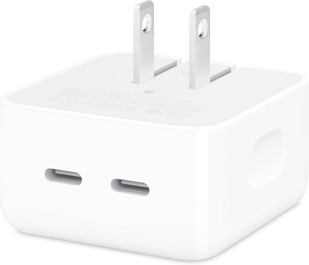 Apple 35W Adaptador de Corriente Compacto de Doble Puerto USB-C: Ca...