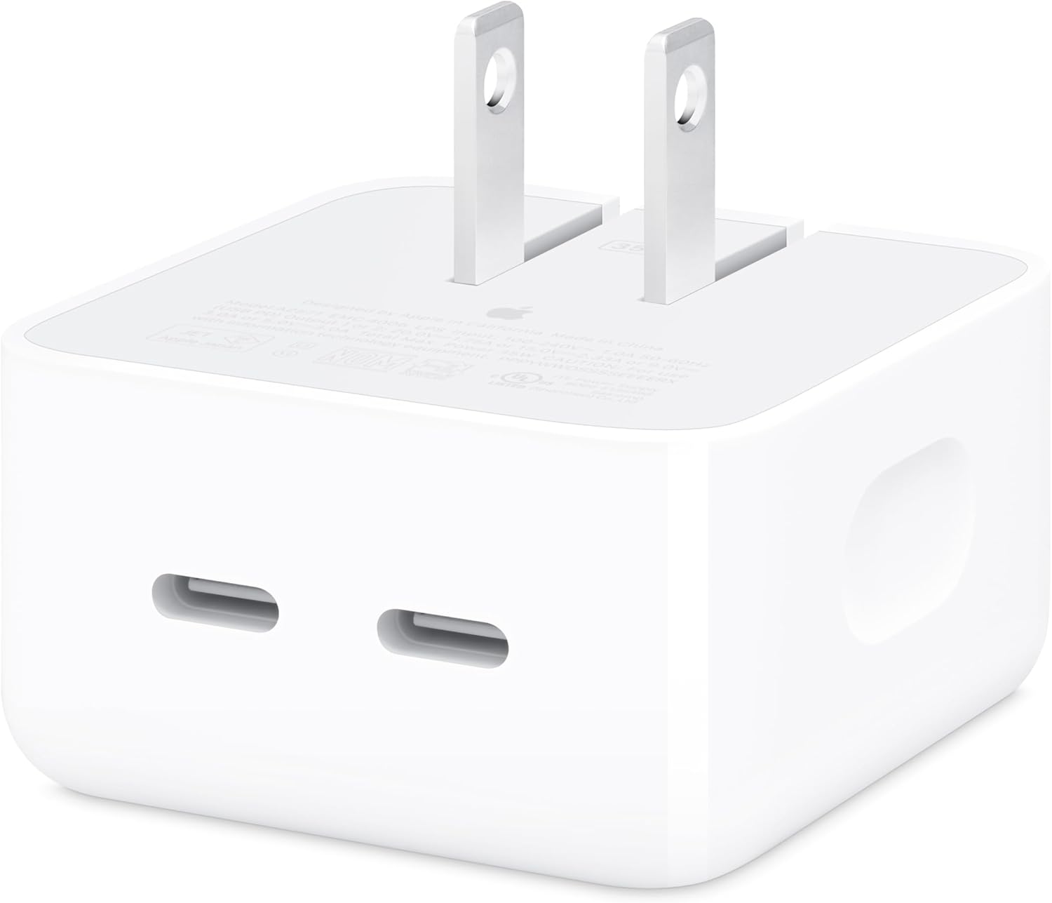 Apple 35W Adaptador de Corriente Compacto de Doble Puerto USB-C: Ca...