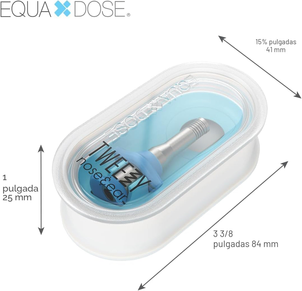 EQUADOSE Tweezy - Removedor de vello de nariz y orejas para hombres...