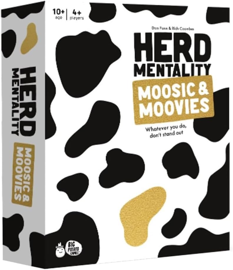 Big Potato Juego de mesa Herd Mentality Moovies &amp; Moosic | Dive...