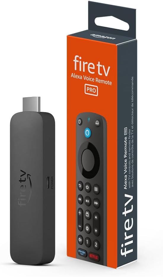 Amazon Fire TV Stick 4K Max con control remoto por voz Alexa Pro
