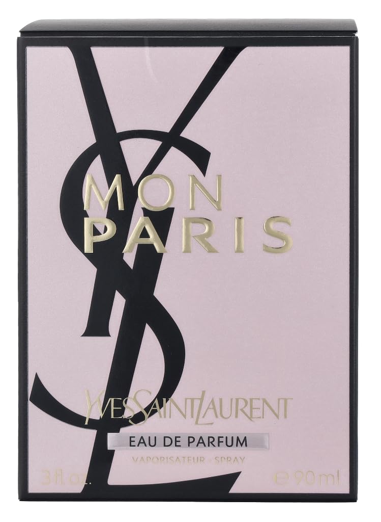 Perfume Mon Paris de Yves Saint Laurent, espray, 3 onzas líquidas