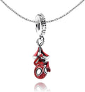 RZCXBS Collar con colgante de araña con cadena ajustable para hombr...