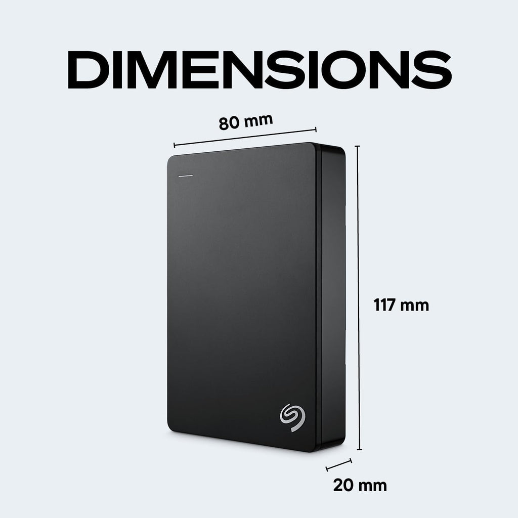 Seagate Disco duro externo portátil de 4TB HDD \u2013 USB 3.0 para...