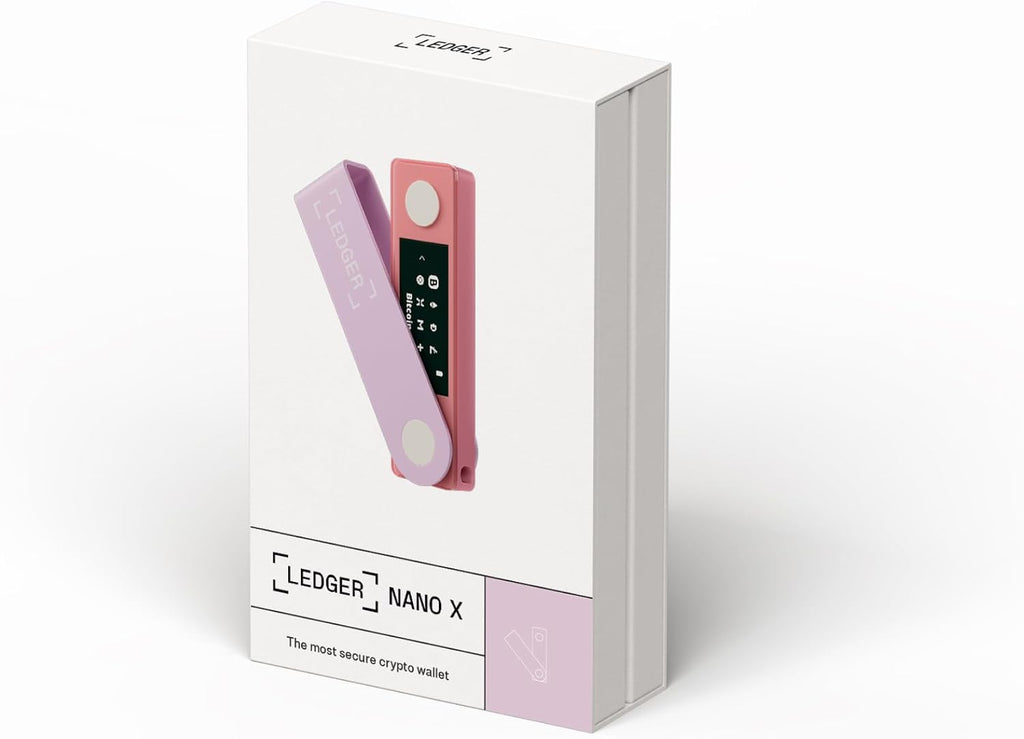 Ledger Nano S Plus - Cartera Crypto clásica | Rosa, compacto, panta...