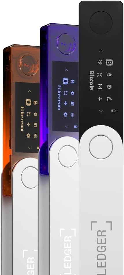 Ledger Nano X - Cartera criptográfica clásica con Bluetooth | Compa...