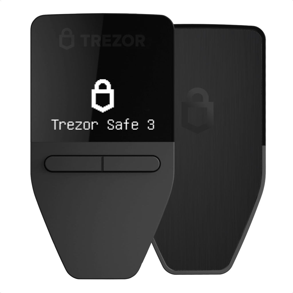 Trezor Safe 3 - Cartera de Hardware Criptográfico Protegida con Fra...
