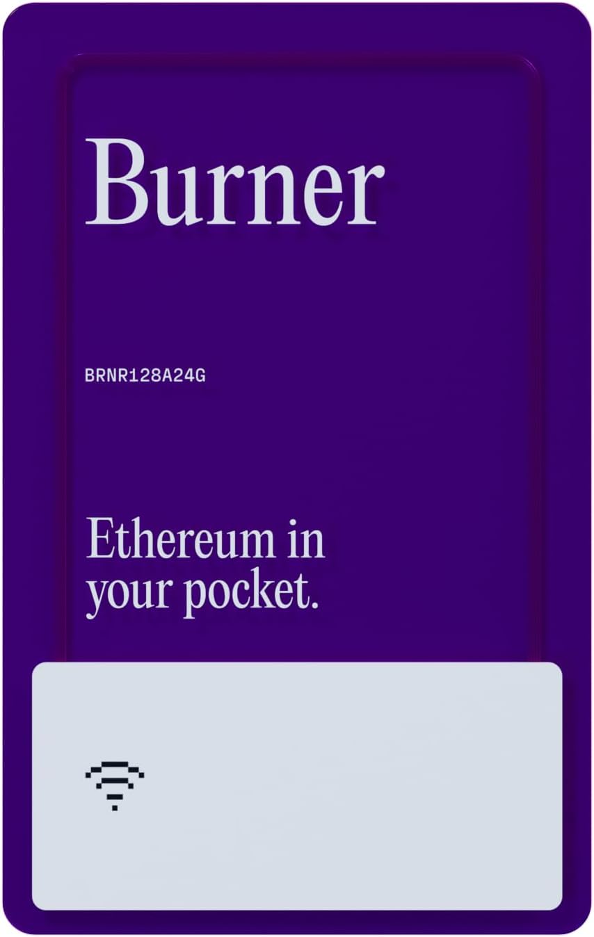 Burner Tarjeta Ethereum \u2013 Cartera ETH recargable física | Sin...